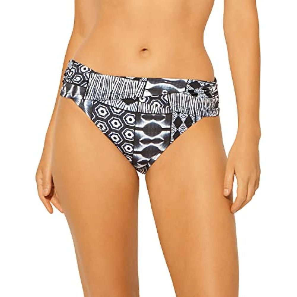 MSRP $59 Bleu Rod Beattie Island Time Navy Sarong Hipster Bottom Navy Size 14